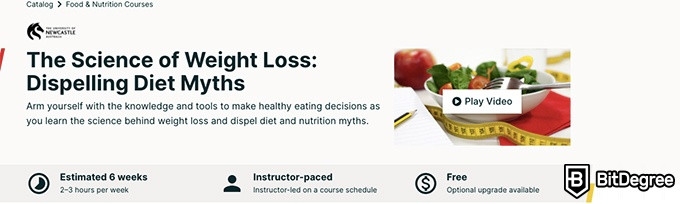 Nutrition courses online: the science of weight loss: dispelling diet myths.