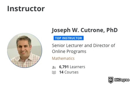 Online Algebra Course - Algebra Coursera Instructor