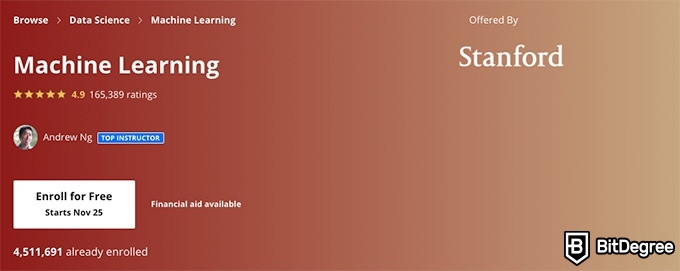 Online Artificial Intelligence Course: Machine Learning Course