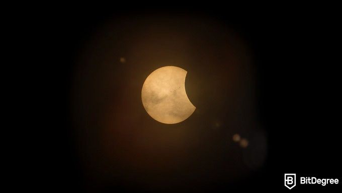 Online astronomy degree: partial eclipse