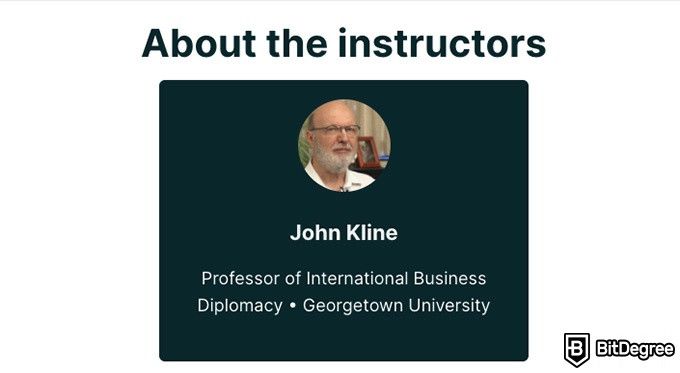 Online ethics courses: Instructor John Kline on edX.