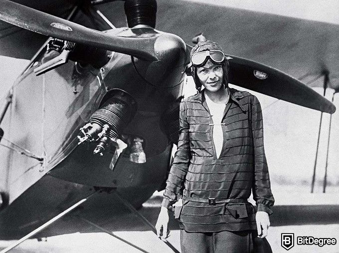 Online history courses: Amelia Earhart