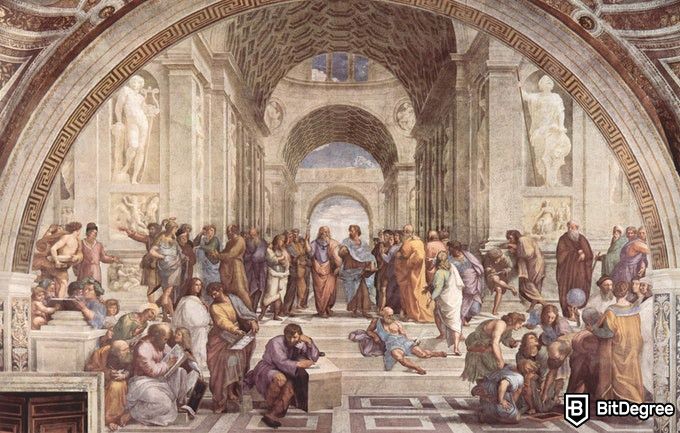 Online history courses: School of Athens by Raphael