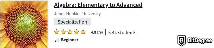 Online Math Courses: elementary to advanced algebra course