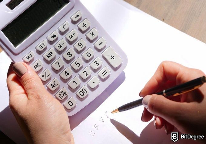 Online Math Courses: using a calculator and writing with a pen