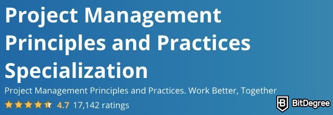 Online Project Management Degree: project management principles course.