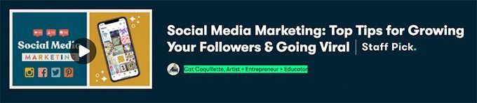 Online Social Media Courses: Social Media Marketing: Top Tips for Growing Your Followers Course