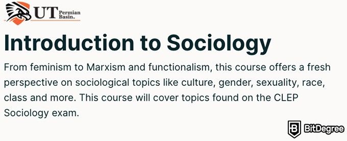 Online Sociology Degree: introduction to sociology course.