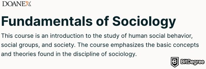 Online Sociology Degree: fundamentals of sociology course.