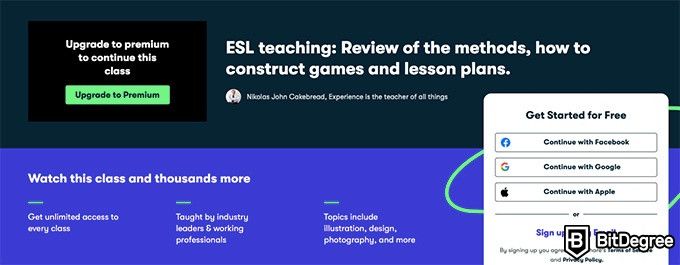 Online teaching courses: ESL teaching: review of the methods, how to construct games and lesson plans.