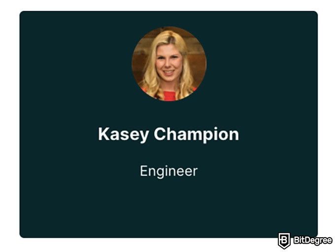Cursos de Diseño Web Online: Kasey Champion.