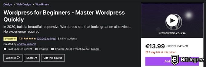 Курсы веб дизайна: WordPress для новичков.