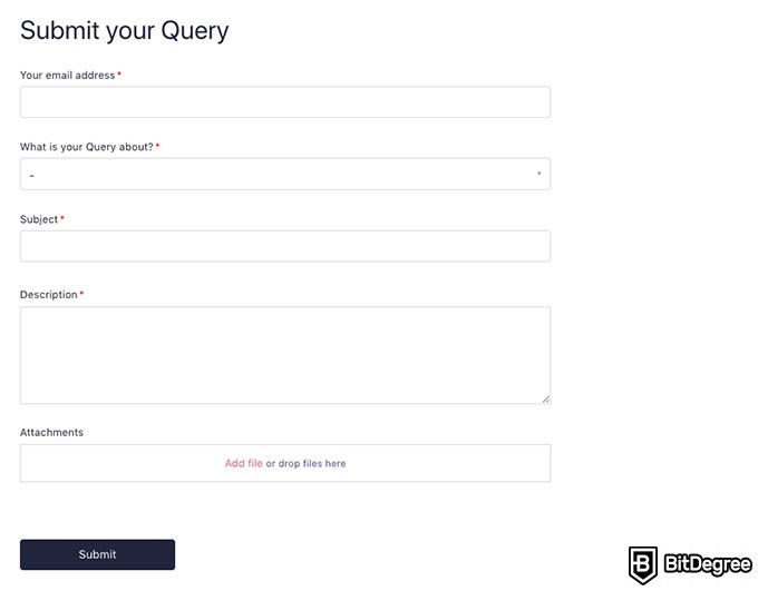 Shaw Academy Reviews: blank template for submitting your query