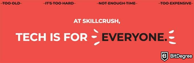 Ulasan Skillcrush: aspek inklusivitas. 