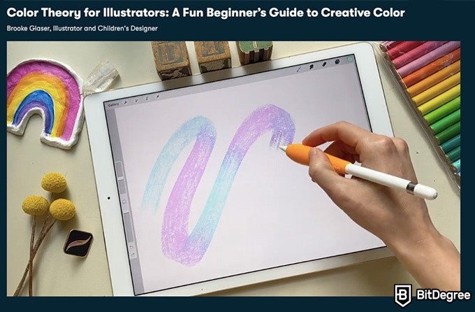 Khóa học vẽ Skillshare: Lý thuyết màu sắc cho người vẽ tranh minh họa.