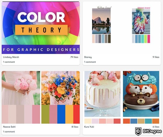 Skillshare Graphic Design: Color Theory For Graphic Designers Students Work