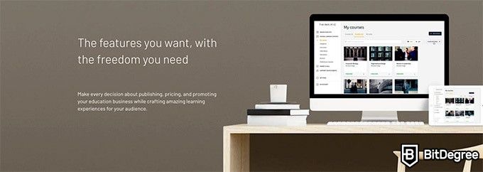 Thinkific reviews: the features you want, with the freedom you need.