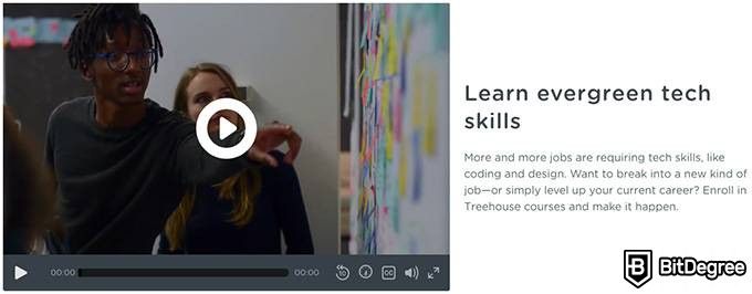 TreeHouse review: learn evergreen tech skills.