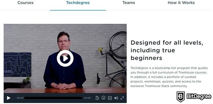 Avis teamtreehouse: techdegree.