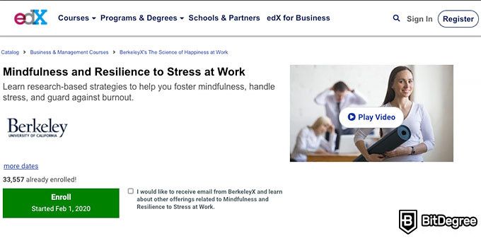 Kursus online UC Berkeley: Mindfulness dan Resiliensi untuk Mengatasi Stres Kerja.