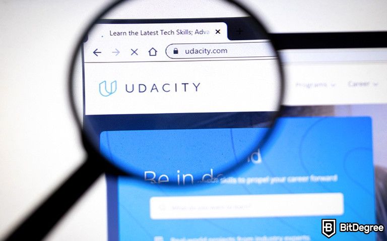 Udacity free courses: Udacity logo