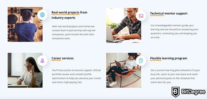 Udacity Android: the features of a Nanodegree.