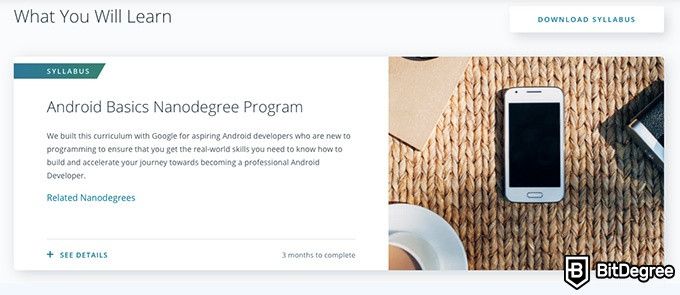 Android udacity: cours nanodegree.