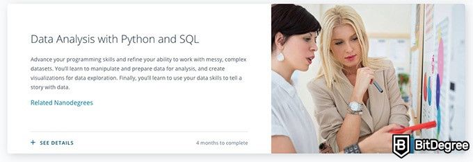 Udacity Data Analyst: what you will learn.