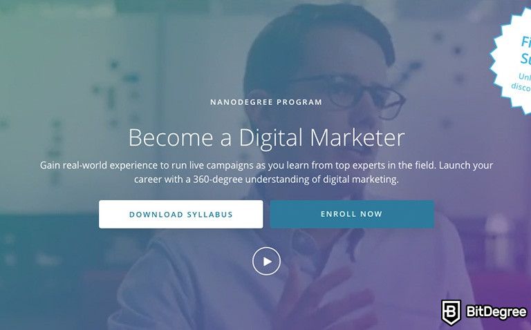 Udacity Digital Marketing: Fundamentals & Content Strategies