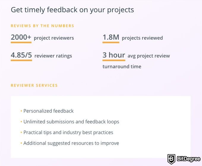 Udacity Digital Marketing: feedback.