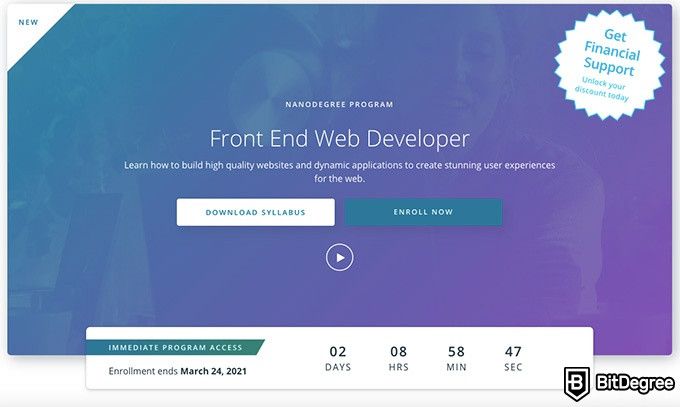 Udacity фронтенд: фронтенд веб-разработчик.