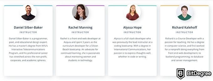 Udacity Front-End Nanodegree: instructors of the course.
