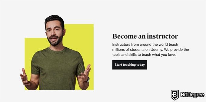 Udemy review: become an instructor.