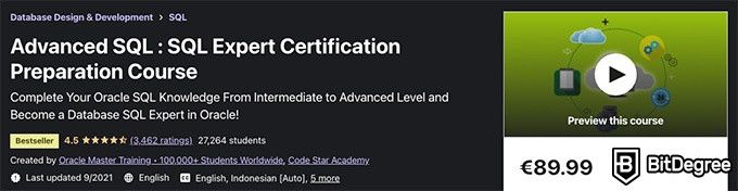 Top Udemy SQL Courses: SQL Expert Certification Preparation