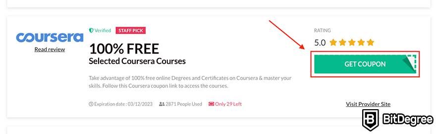 Coursera Cyber Monday: coupon.