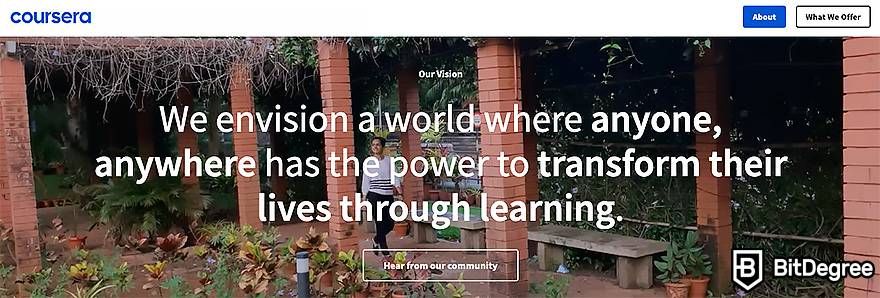 Coursera review: vision.