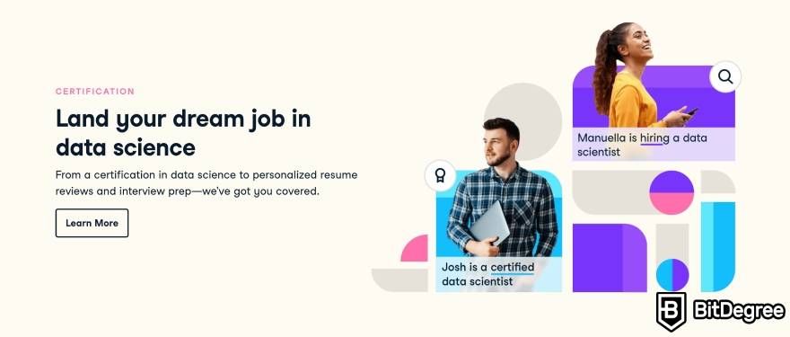 DataCamp review: land your dream job in data science.