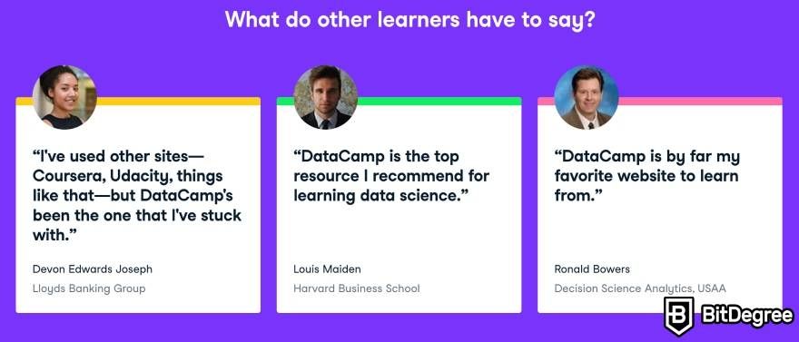 DataCamp review: what do other learners say?