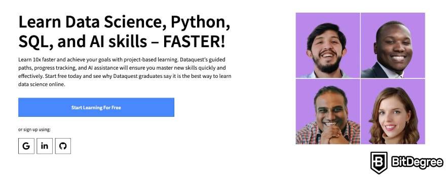 Dataquest reviews: learn data science, Python. SQL, and AI skills faster.