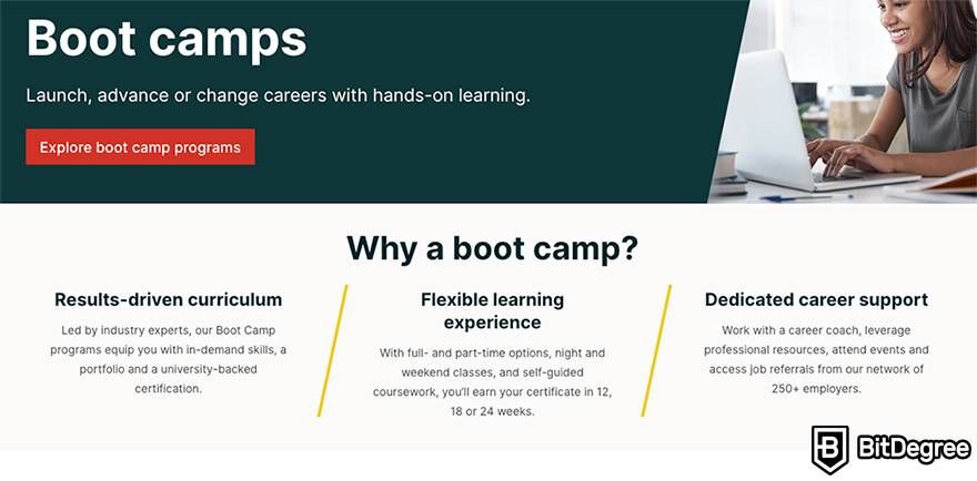 edX review: Boot Camps.
