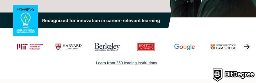 edX review: leading institutions.