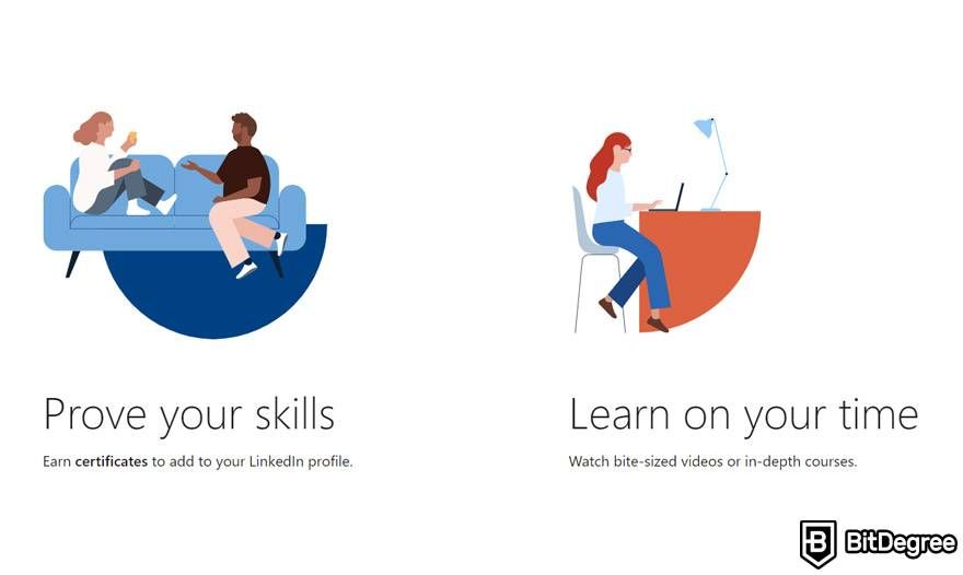 Lynda VS Coursera: flexible learning on Lynda.