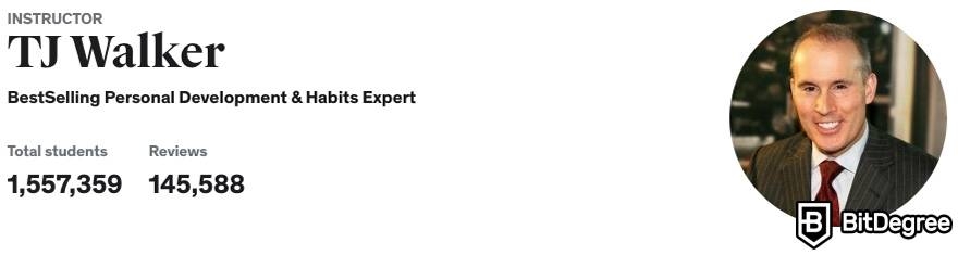 Public speaking classes online: instructor TJ Walker.