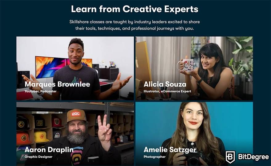 Skillshare review: creative experts.