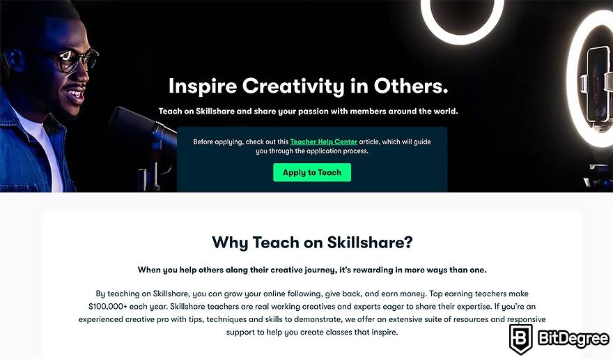 Skillshare review: teaching possibilities.