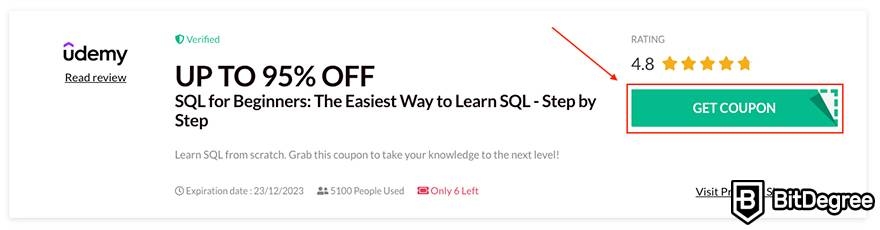 Udemy Black Friday: coupon.