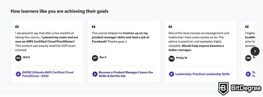 Udemy review: users' opinions.
