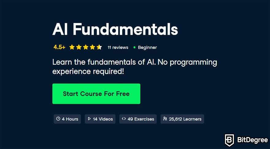 Where to learn ChatGPT: the AI Fundamentals course on DataCamp.