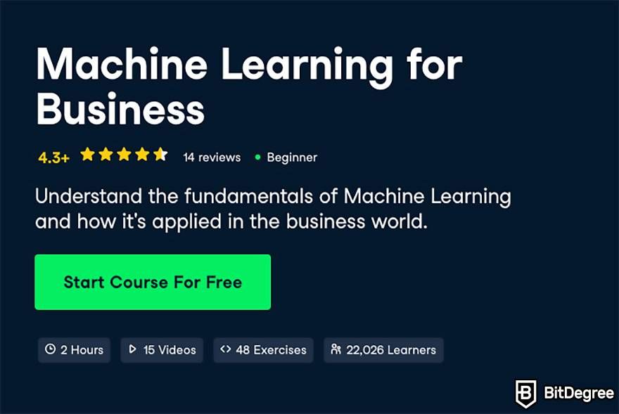 Where to learn ChatGPT: Machine Learning for Business course by DataCamp.